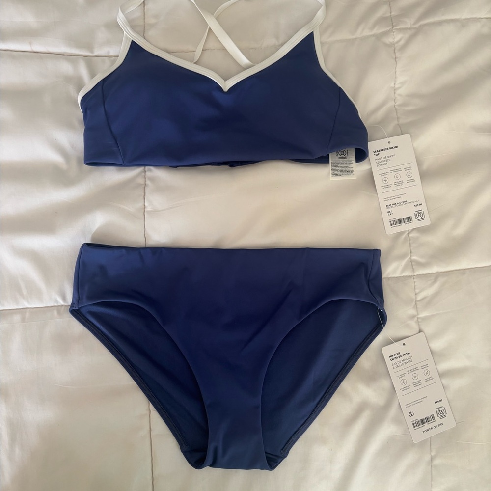 Blue Athleta bikini NWT